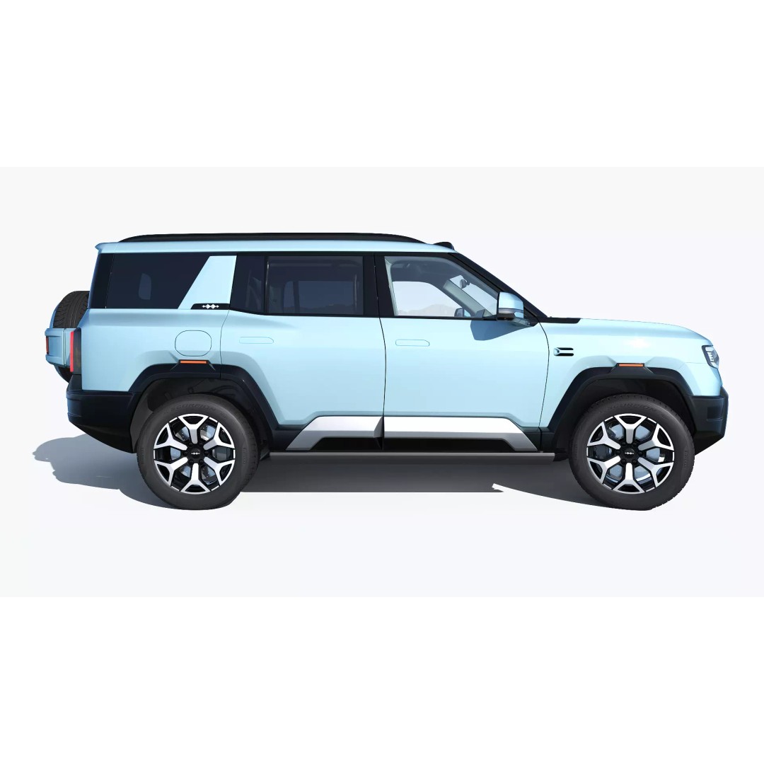 2026 BYD Denza B8 3D Model – High Poly SUV, Game Ready, FBX, OBJ - View 12