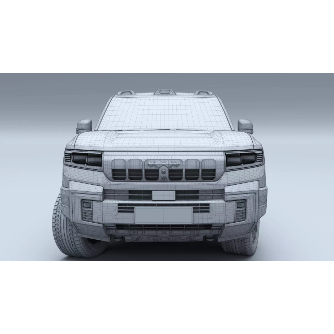 2026 BYD Denza B8 3D Model – High Poly SUV, Game Ready, FBX, OBJ - View 19