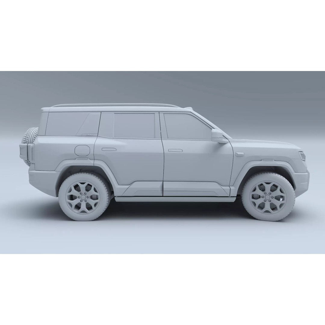 2026 BYD Denza B8 3D Model – High Poly SUV, Game Ready, FBX, OBJ - View 20