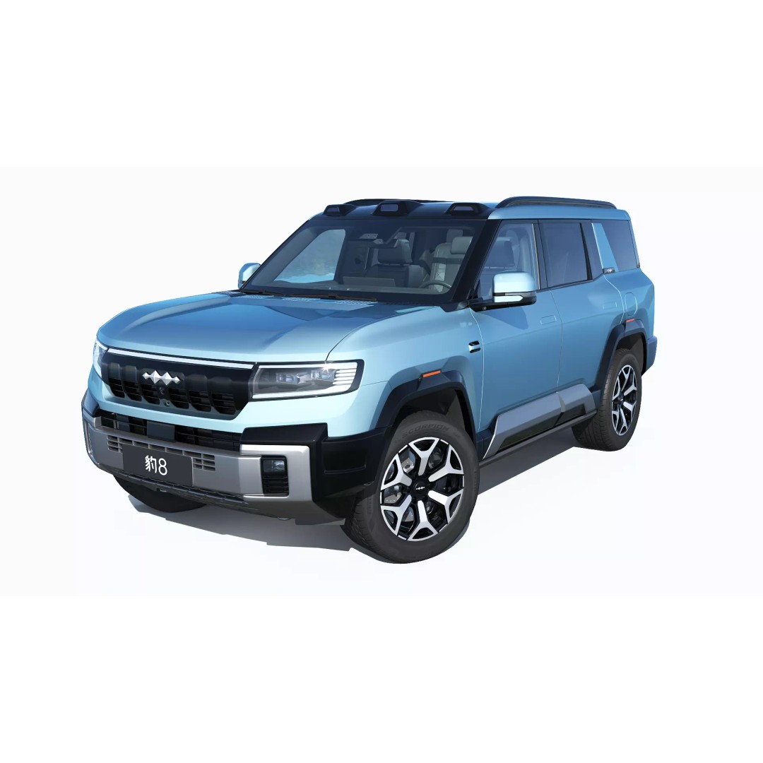 2026 BYD Denza B8 3D Model – High Poly SUV, Game Ready, FBX, OBJ - View 4