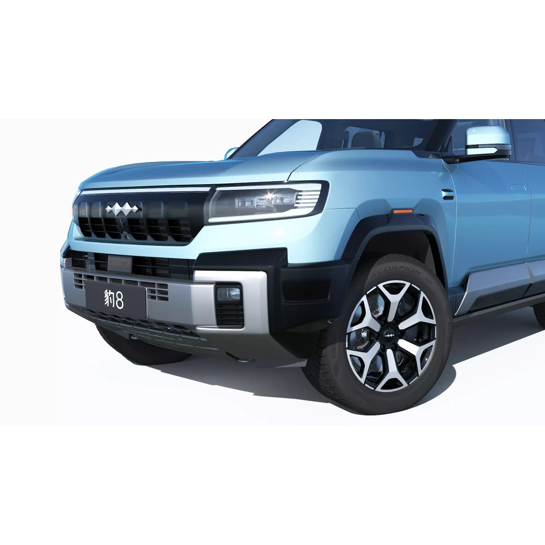 2026 BYD Denza B8 3D Model – High Poly SUV, Game Ready, FBX, OBJ - View 6