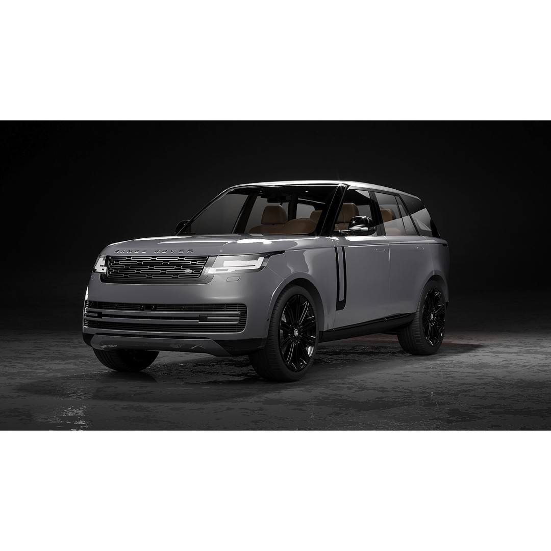 Range Rover 2024 3D Model – Low Poly Game Asset, FBX, OBJ, Blender - View 3