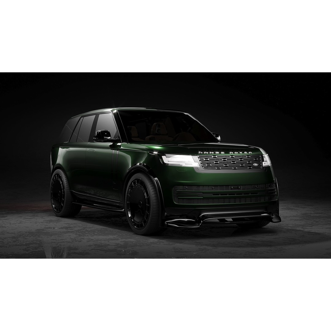 Range Rover 2024 3D Model – Low Poly Game Asset, FBX, OBJ, Blender - View 4