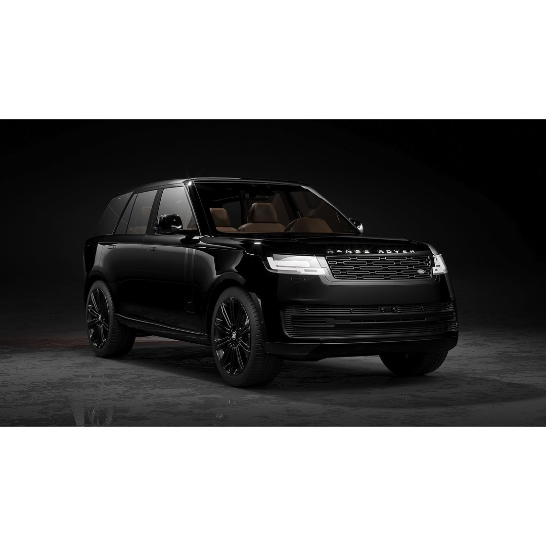 Range Rover 2024 3D Model – Low Poly Game Asset, FBX, OBJ, Blender - View 5