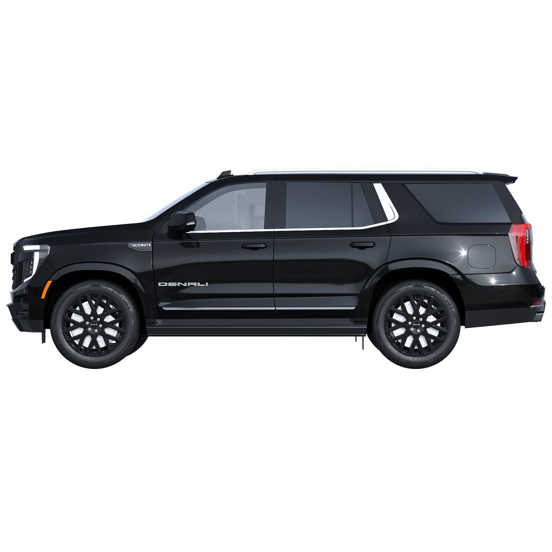 GMC Yukon Denali 2025 3D Model – High Poly SUV with PBR Textures, FBX - View 4