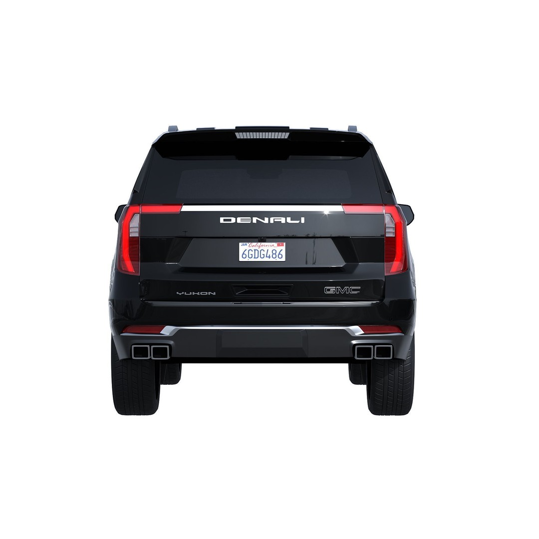 GMC Yukon Denali 2025 3D Model – High Poly SUV with PBR Textures, FBX - View 6