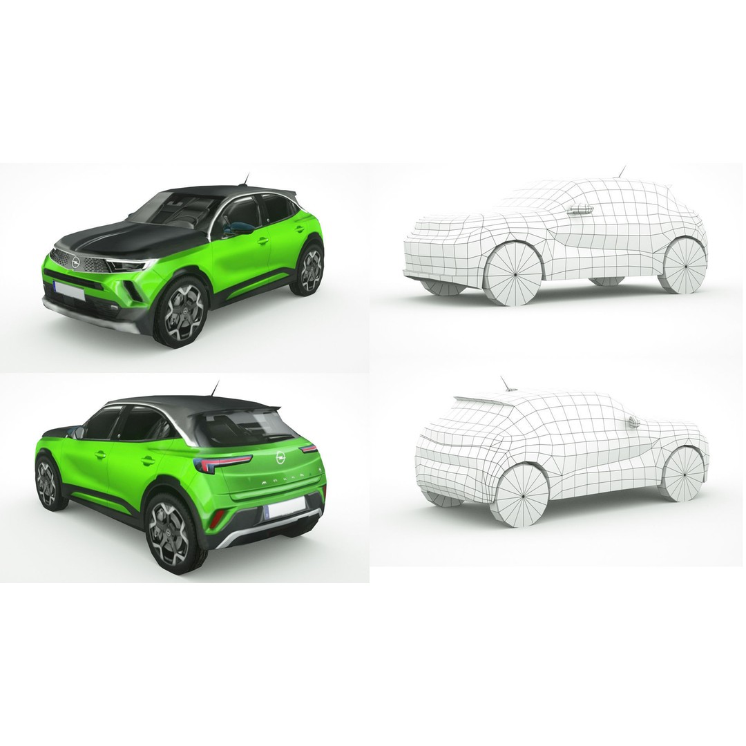 25 Low Poly Hatchbacks 3D Model – Game Ready Vehicles, FBX