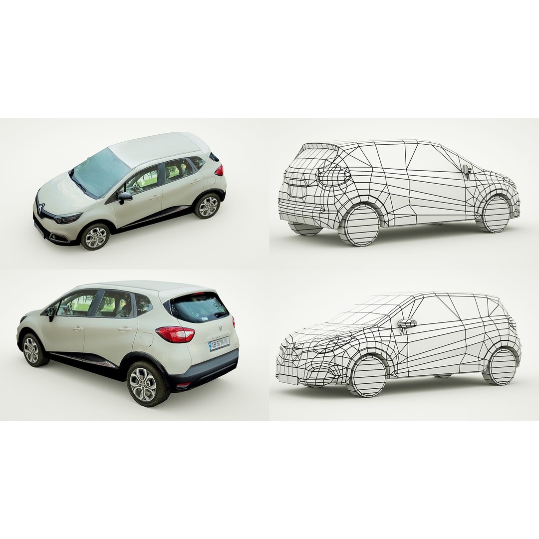 25 Low Poly Hatchbacks 3D Model – Game Ready Vehicles, FBX - View 6