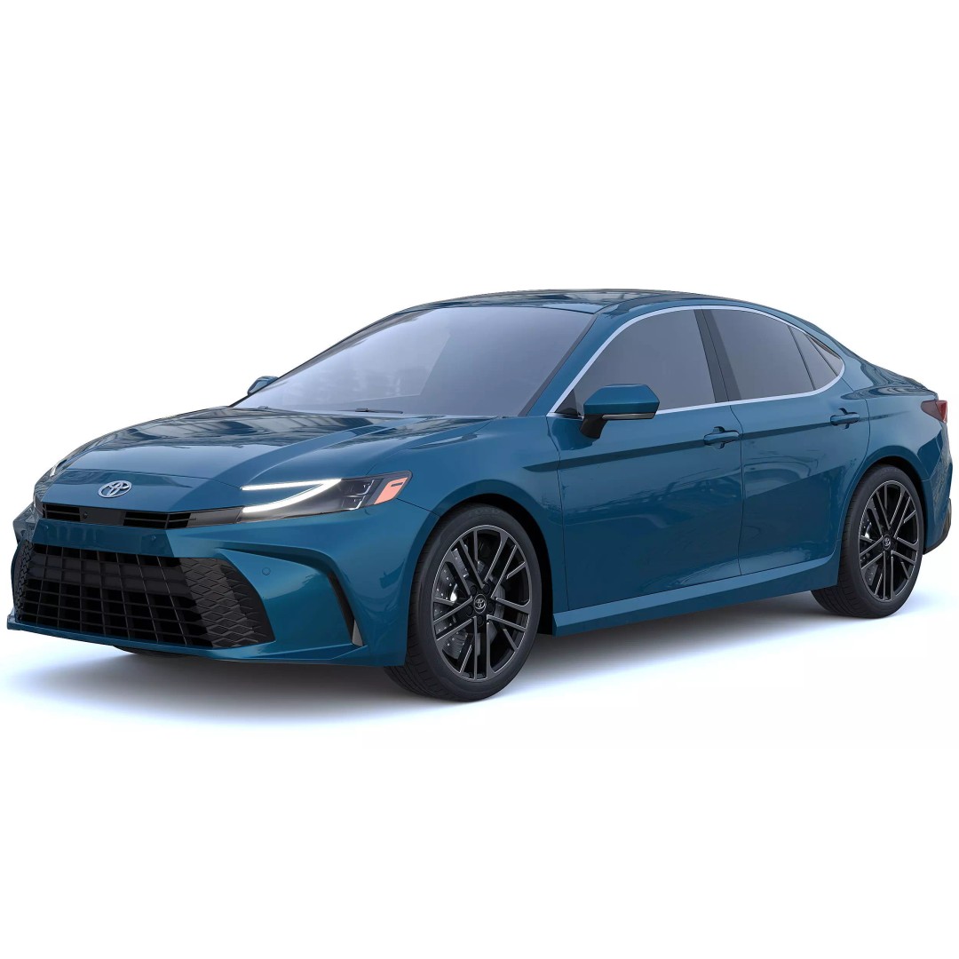 Toyota Camry Hybrid XLE 2025 3D Model – PBR Game-Ready FBX Asset - View 2