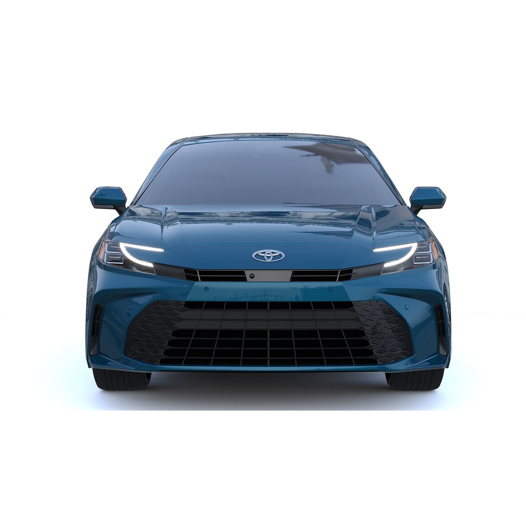Toyota Camry Hybrid XLE 2025 3D Model – PBR Game-Ready FBX Asset - View 5