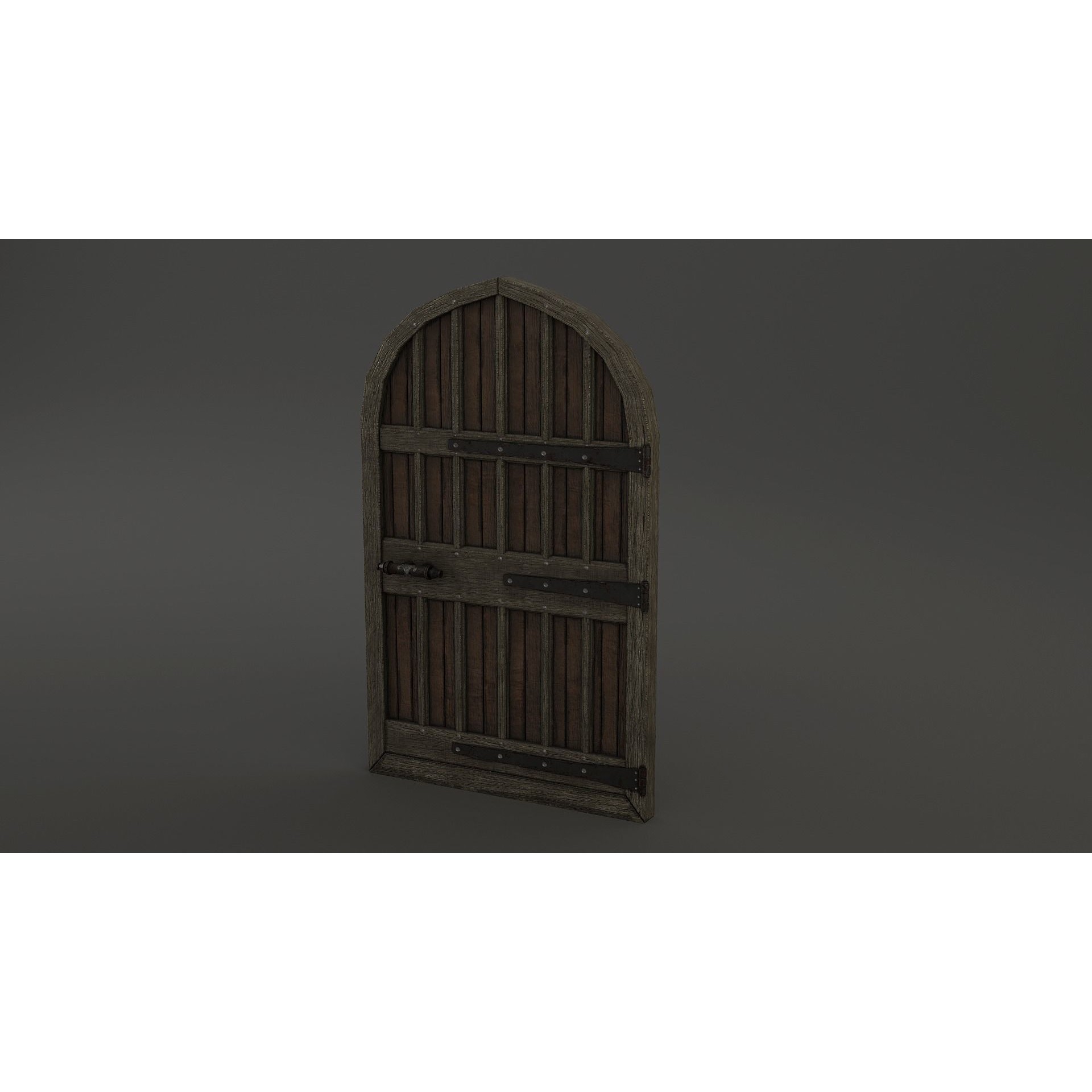 Medieval Door Pack - Low-Poly Game-Ready 3D Model - View 11