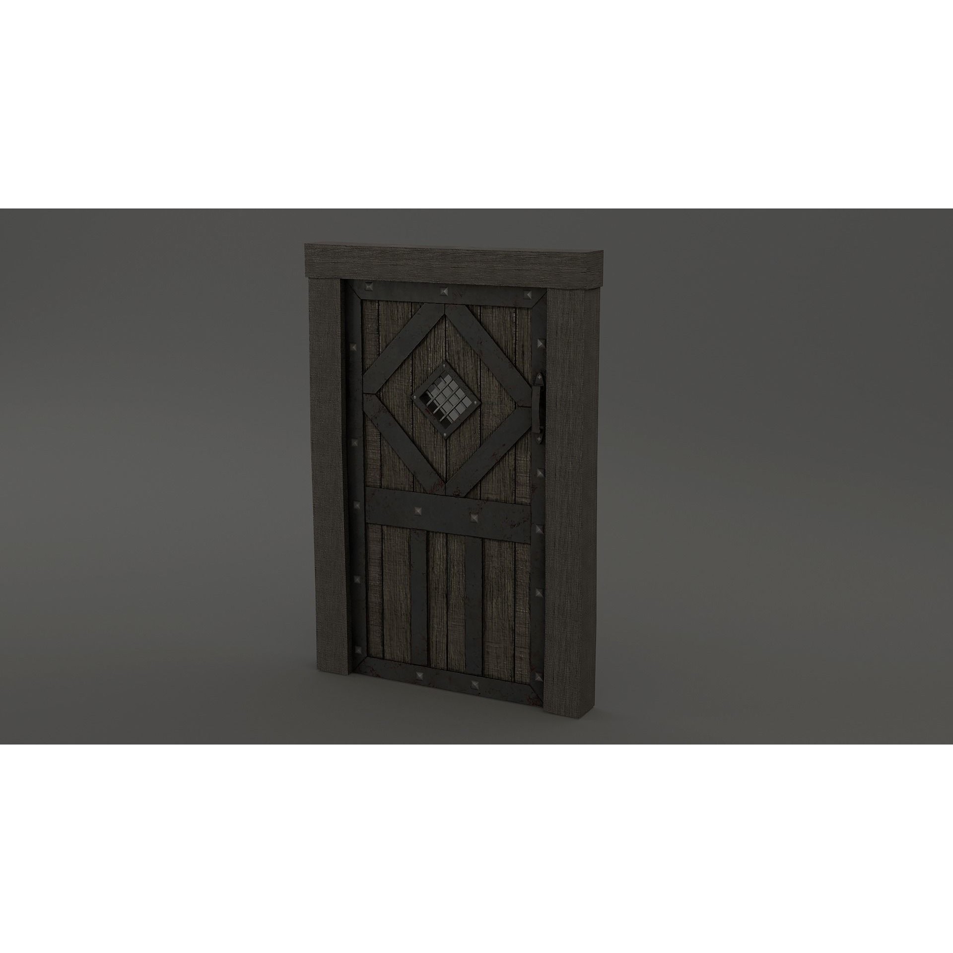 Medieval Door Pack - Low-Poly Game-Ready 3D Model - View 12