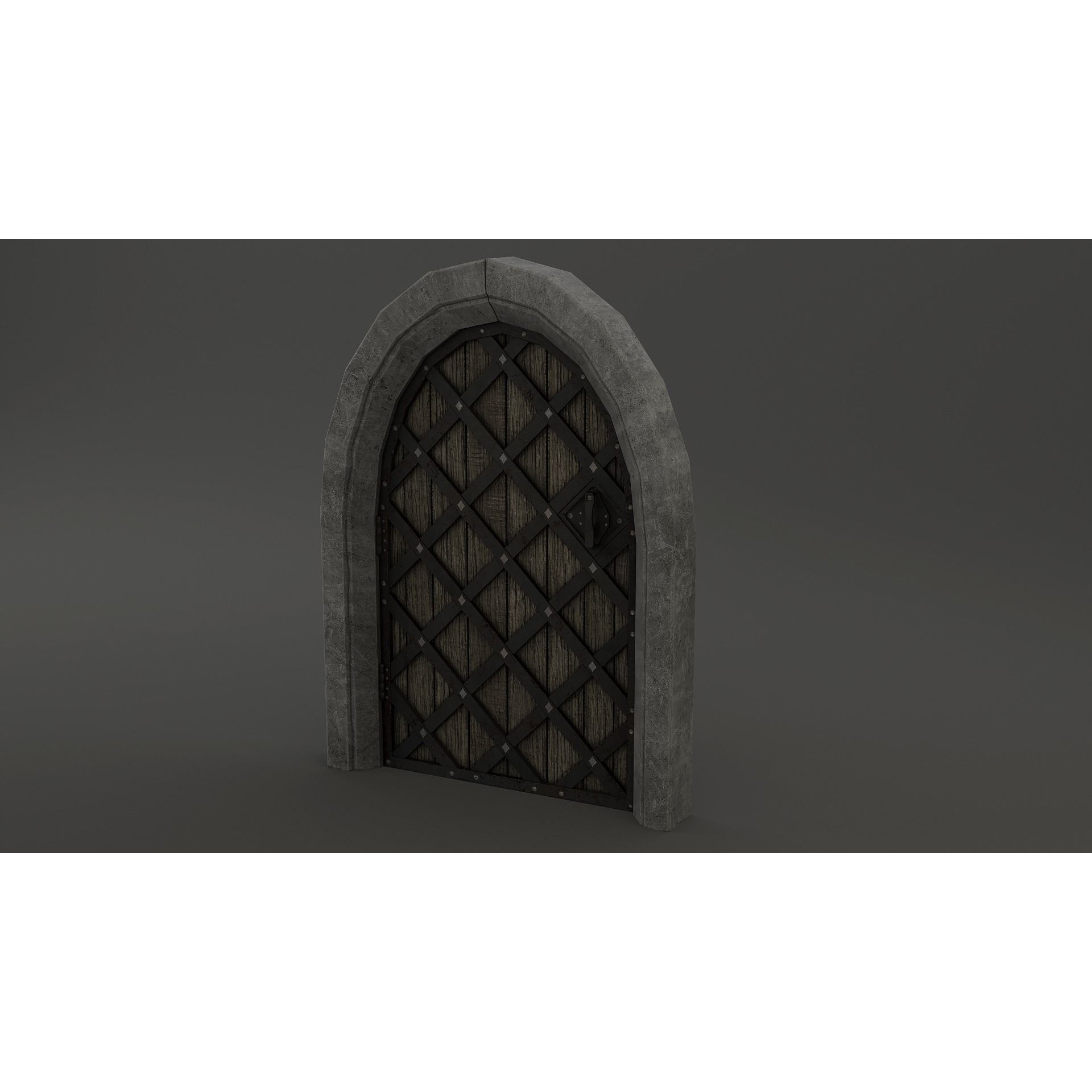Medieval Door Pack - Low-Poly Game-Ready 3D Model - View 15