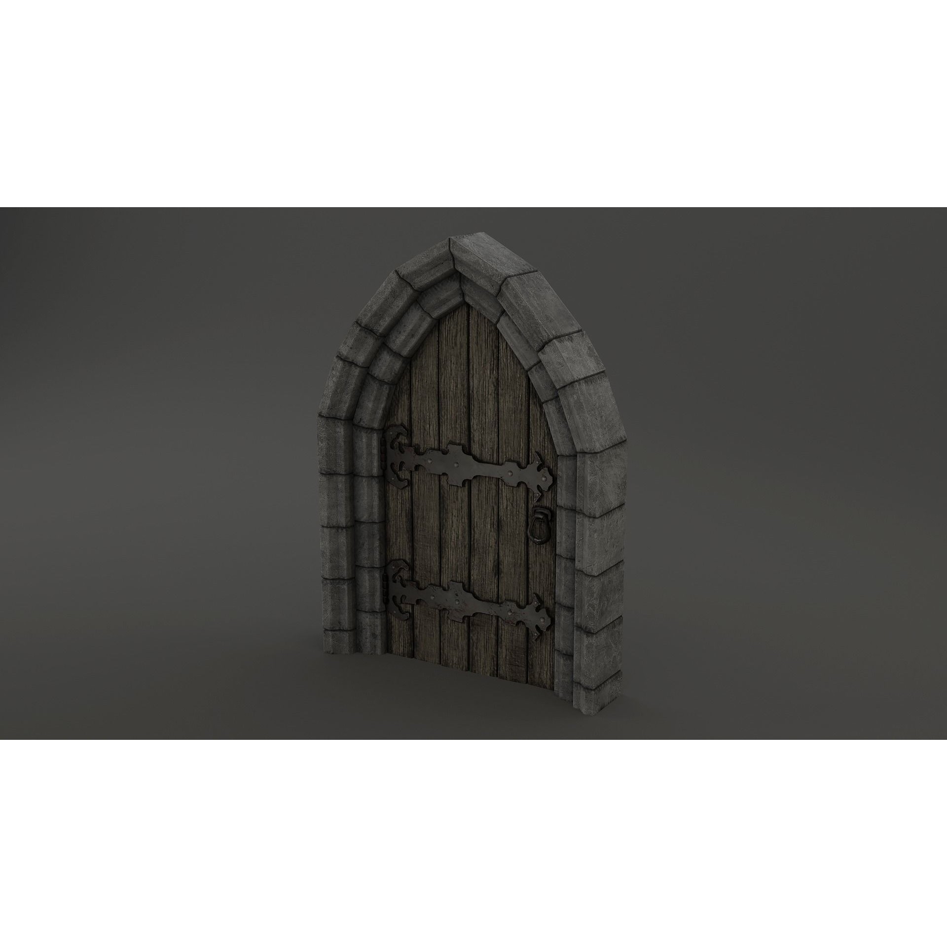 Medieval Door Pack - Low-Poly Game-Ready 3D Model - View 16