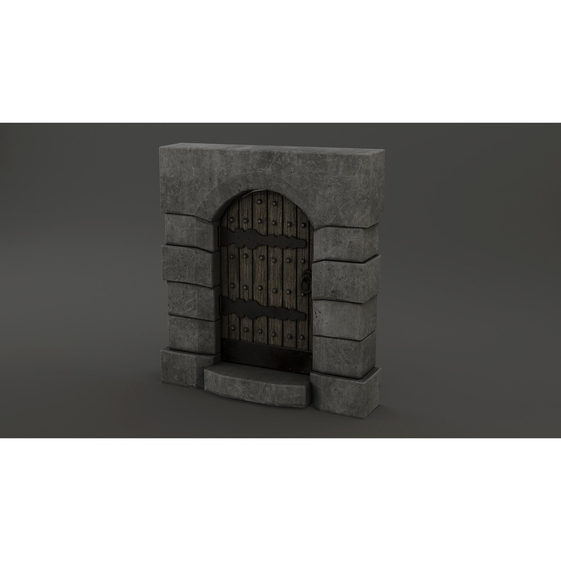 Medieval Door Pack - Low-Poly Game-Ready 3D Model - View 20
