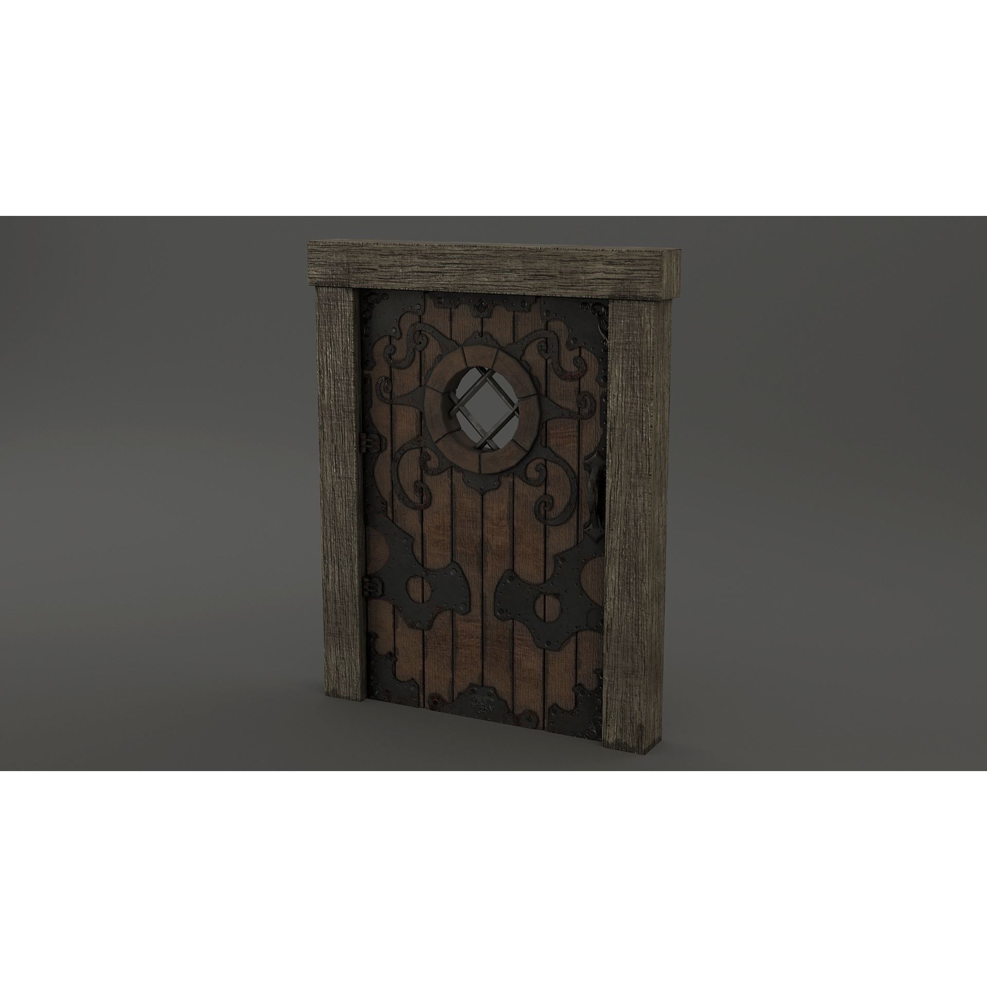 Medieval Door Pack - Low-Poly Game-Ready 3D Model - View 21