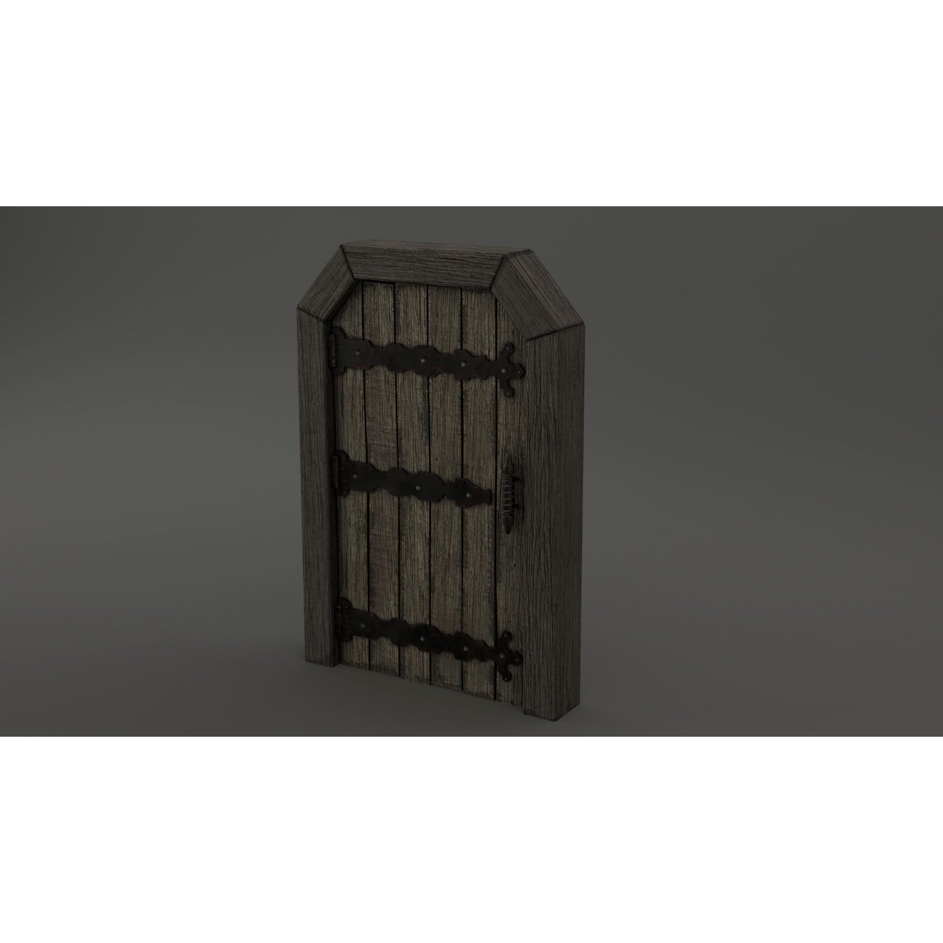 Medieval Door Pack - Low-Poly Game-Ready 3D Model - View 26
