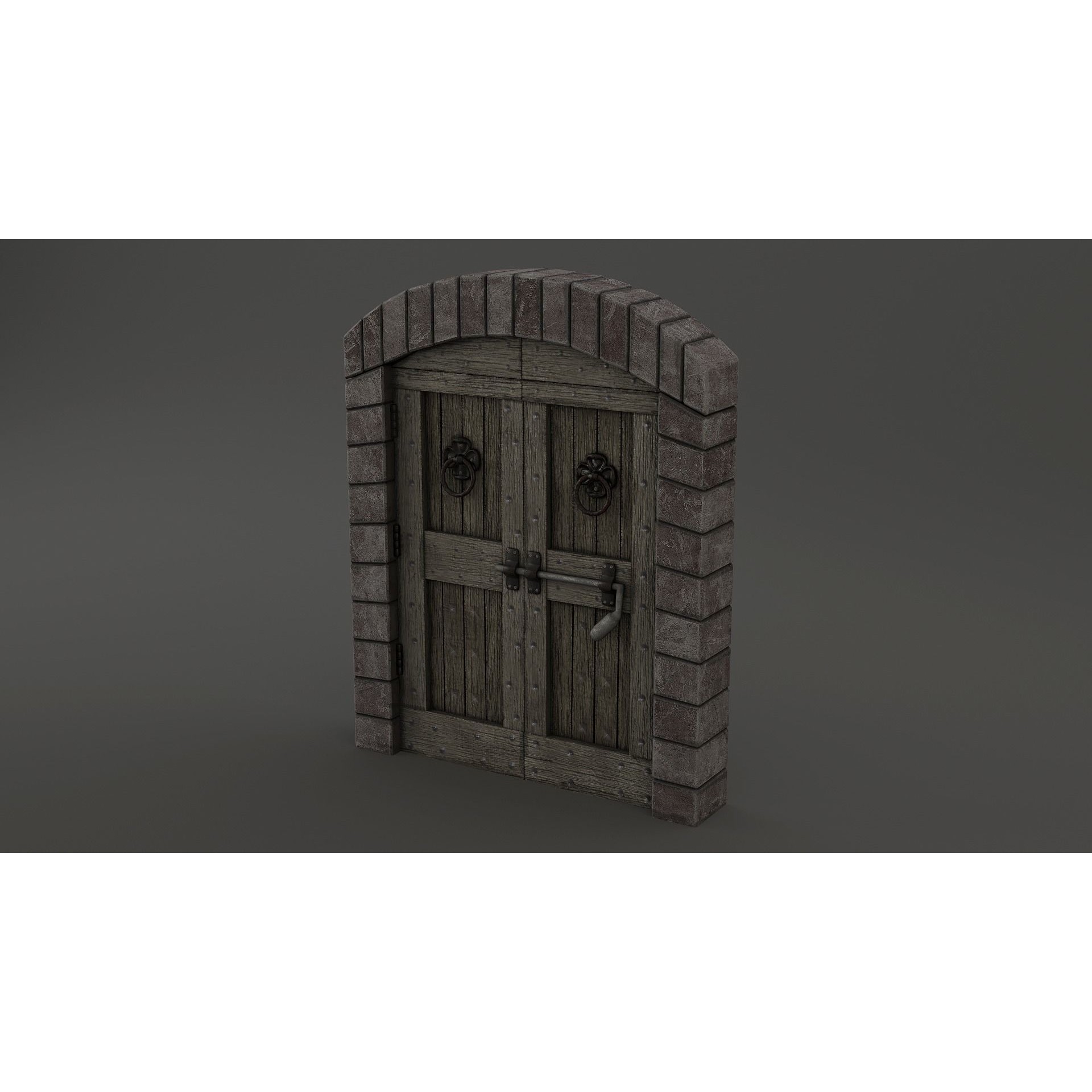 Medieval Door Pack - Low-Poly Game-Ready 3D Model - View 27
