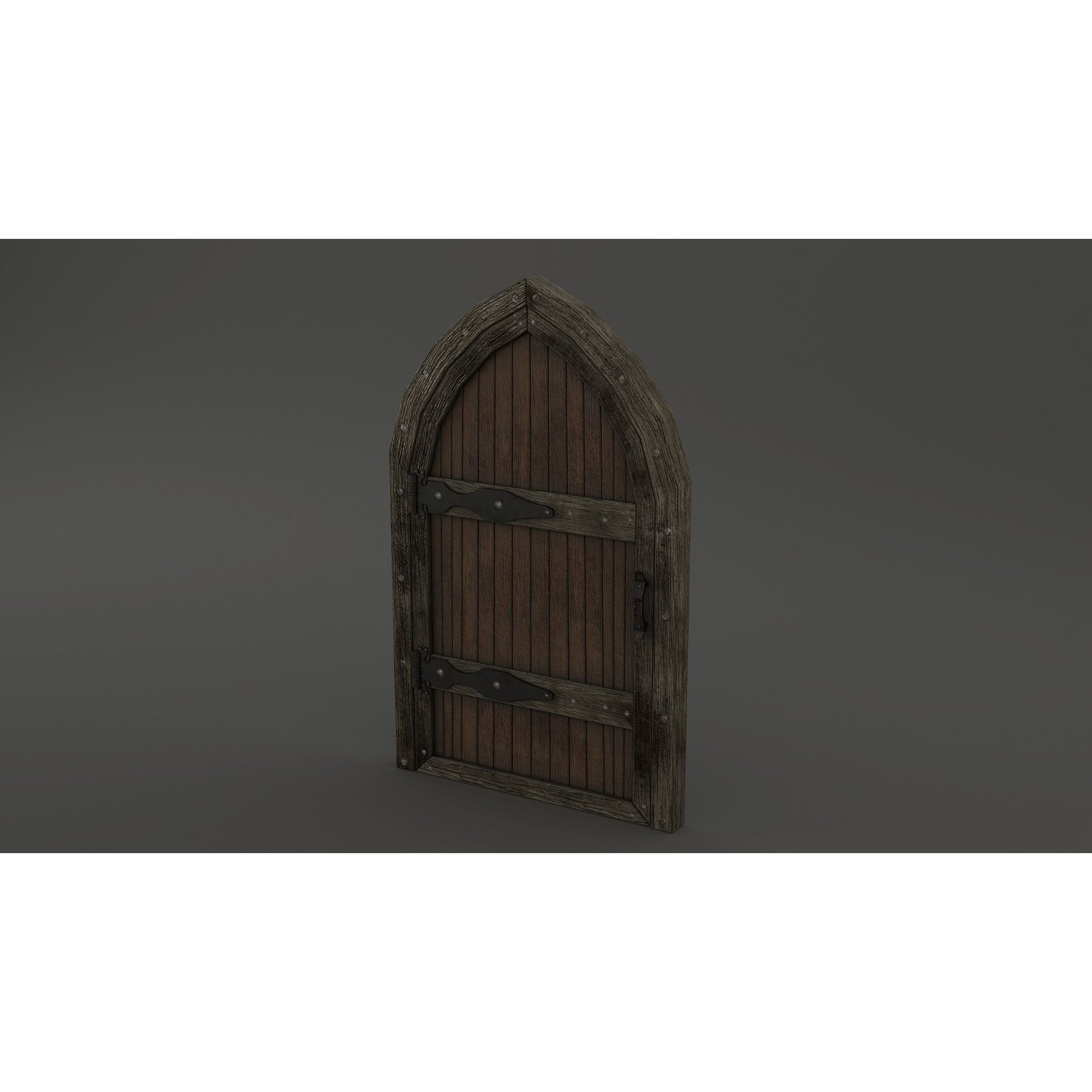 Medieval Door Pack - Low-Poly Game-Ready 3D Model - View 28