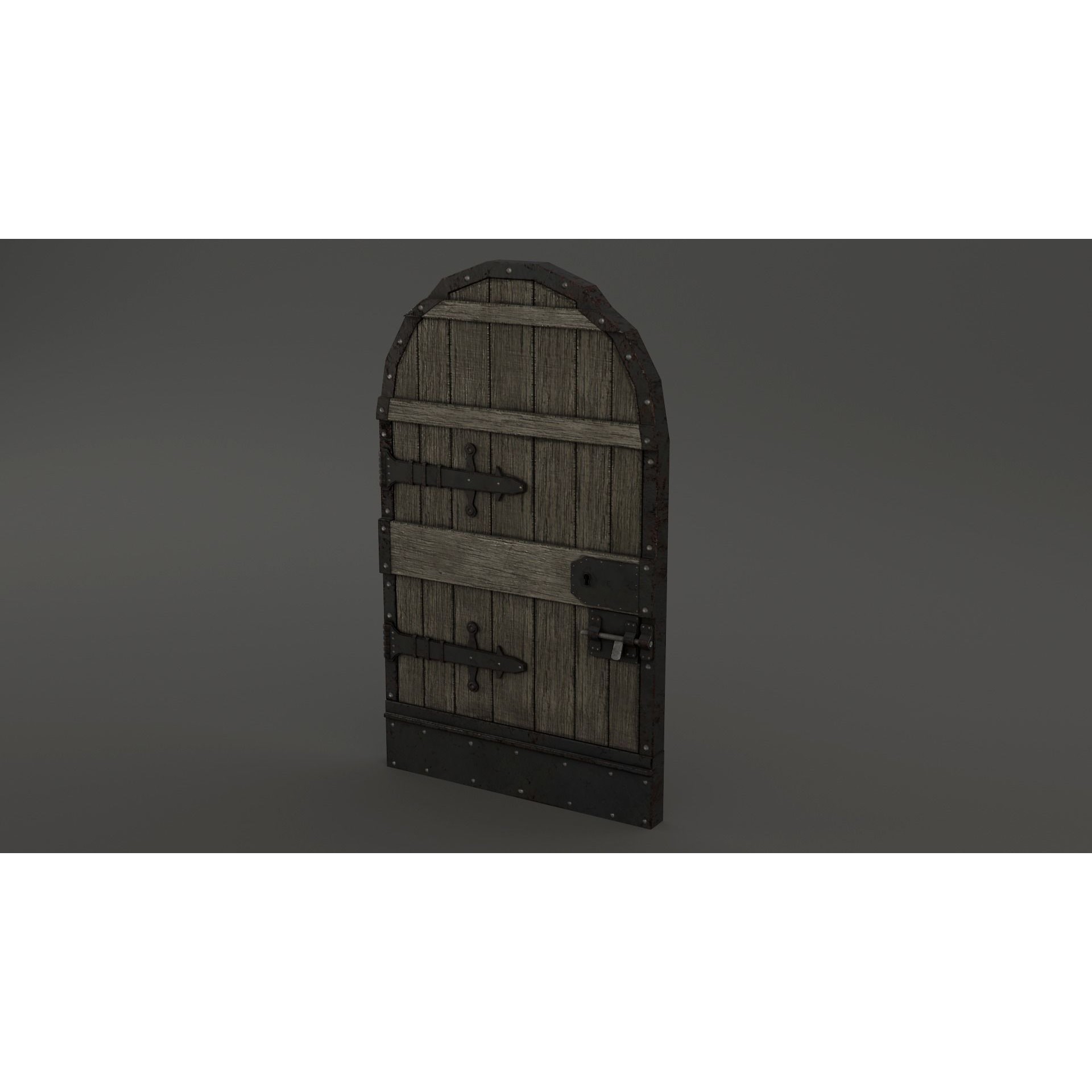 Medieval Door Pack - Low-Poly Game-Ready 3D Model - View 29