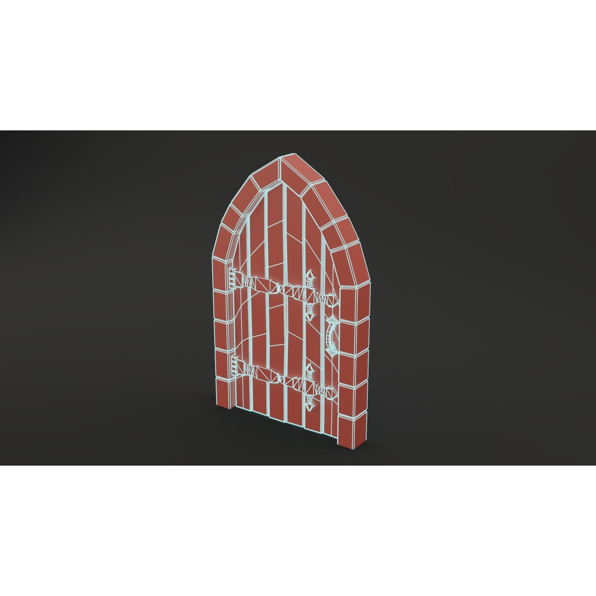 Medieval Door Pack - Low-Poly Game-Ready 3D Model - View 30