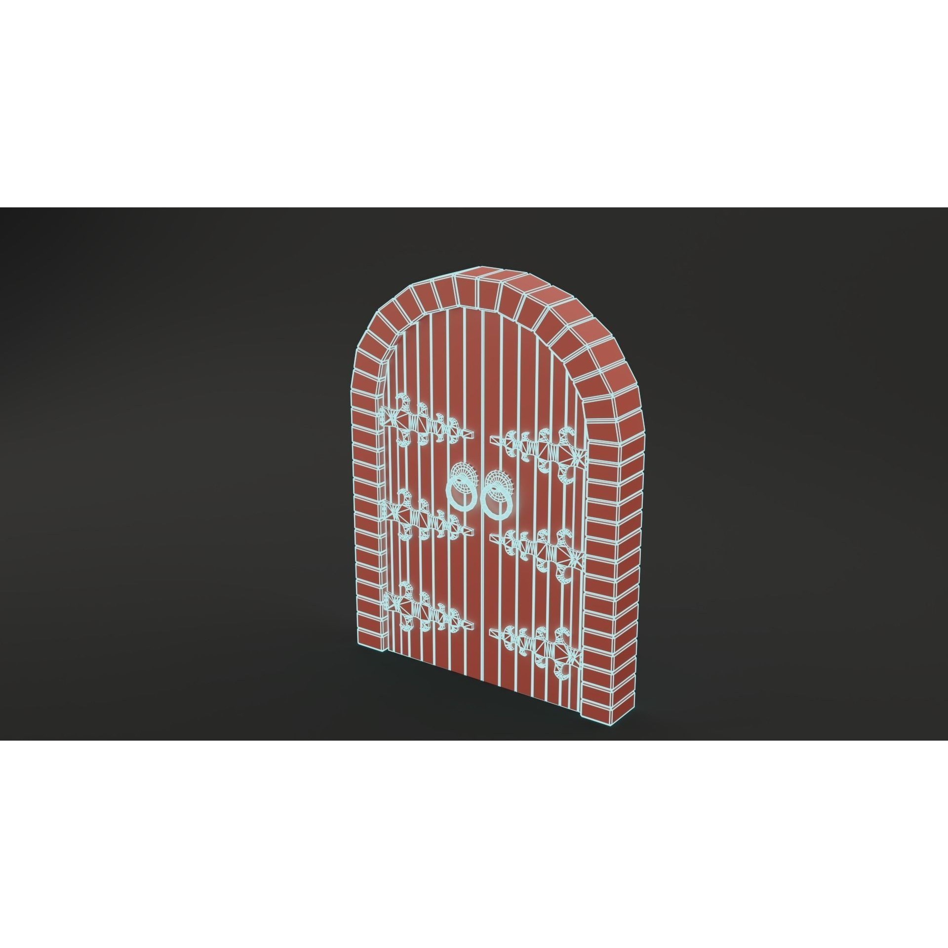 Medieval Door Pack - Low-Poly Game-Ready 3D Model - View 31