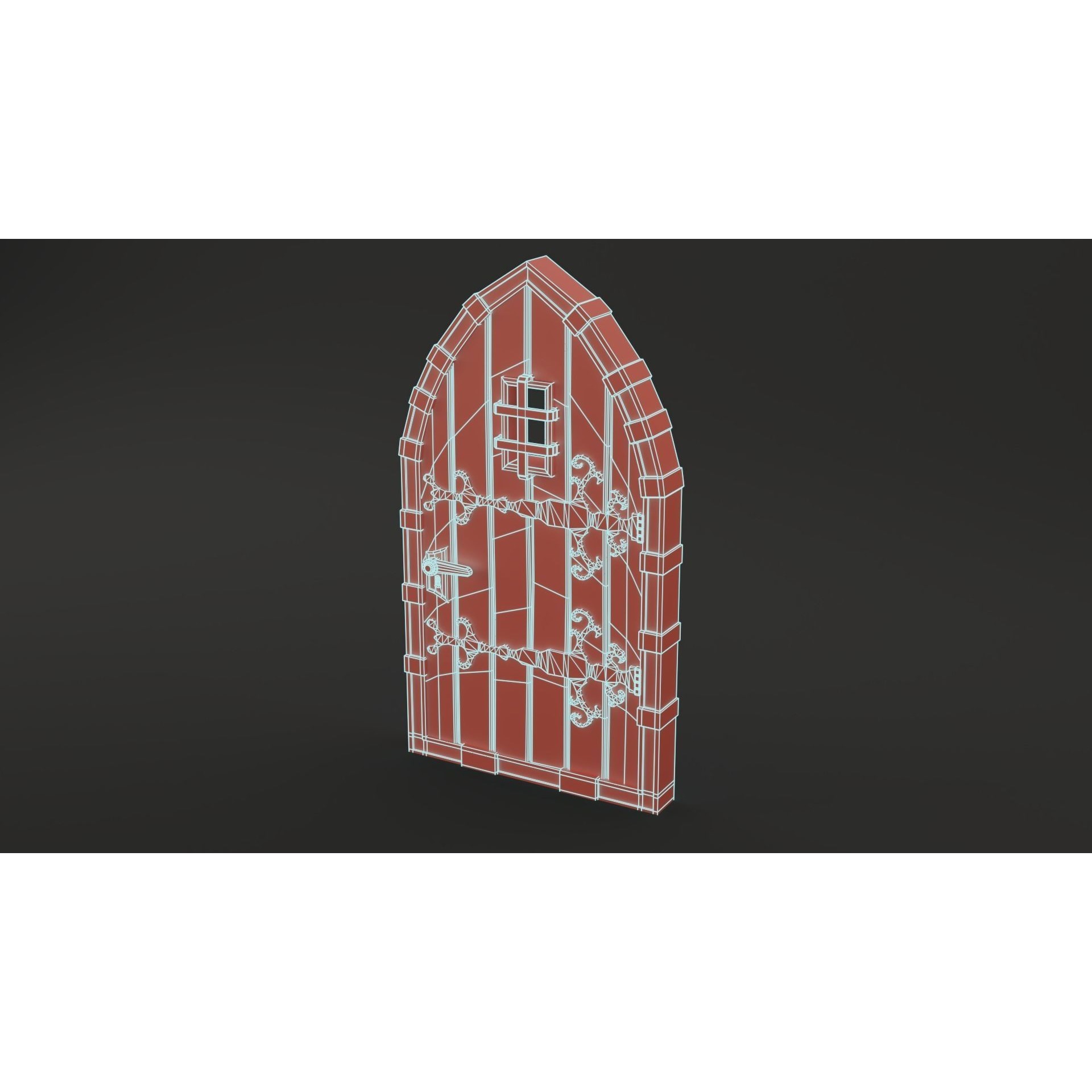 Medieval Door Pack - Low-Poly Game-Ready 3D Model - View 35