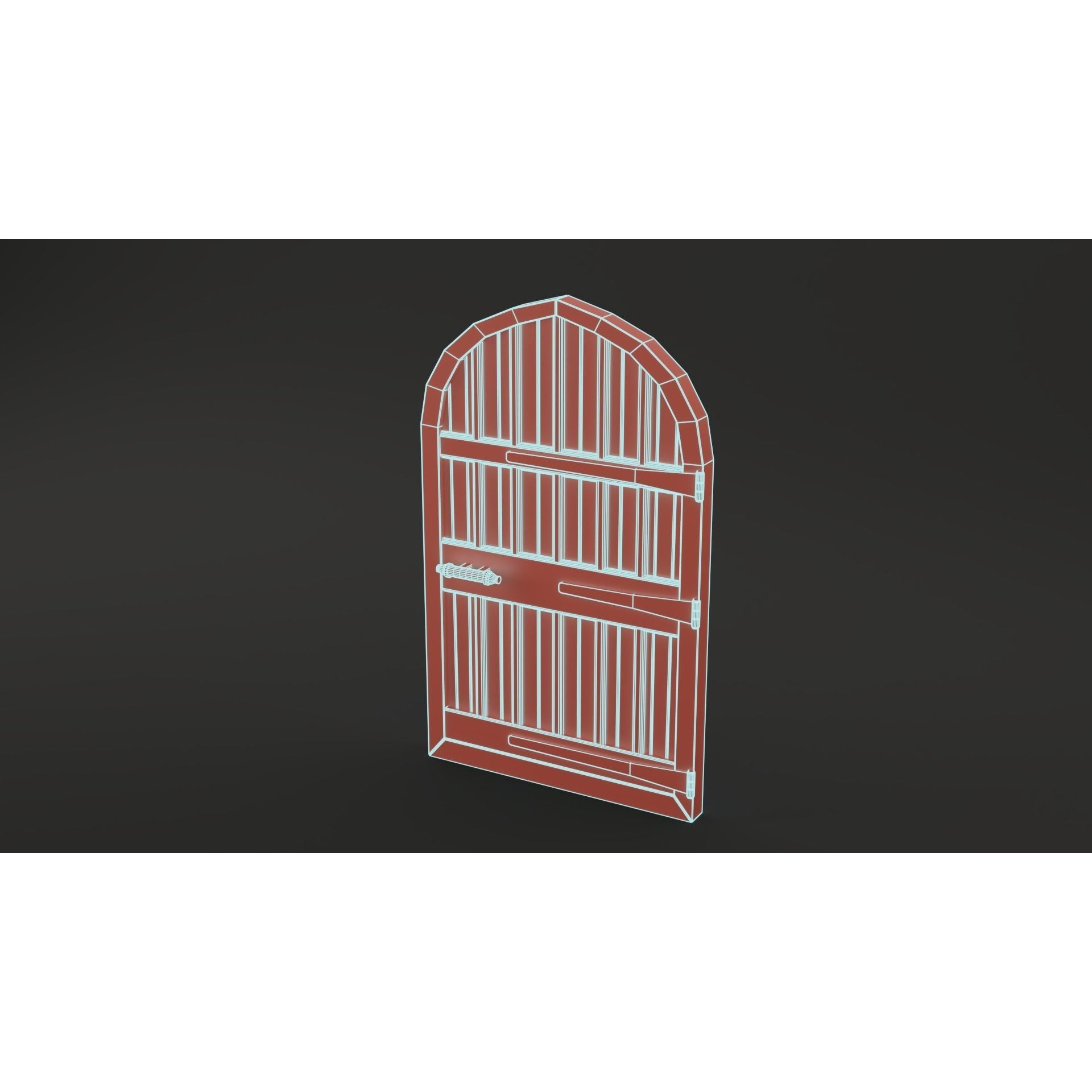 Medieval Door Pack - Low-Poly Game-Ready 3D Model - View 36
