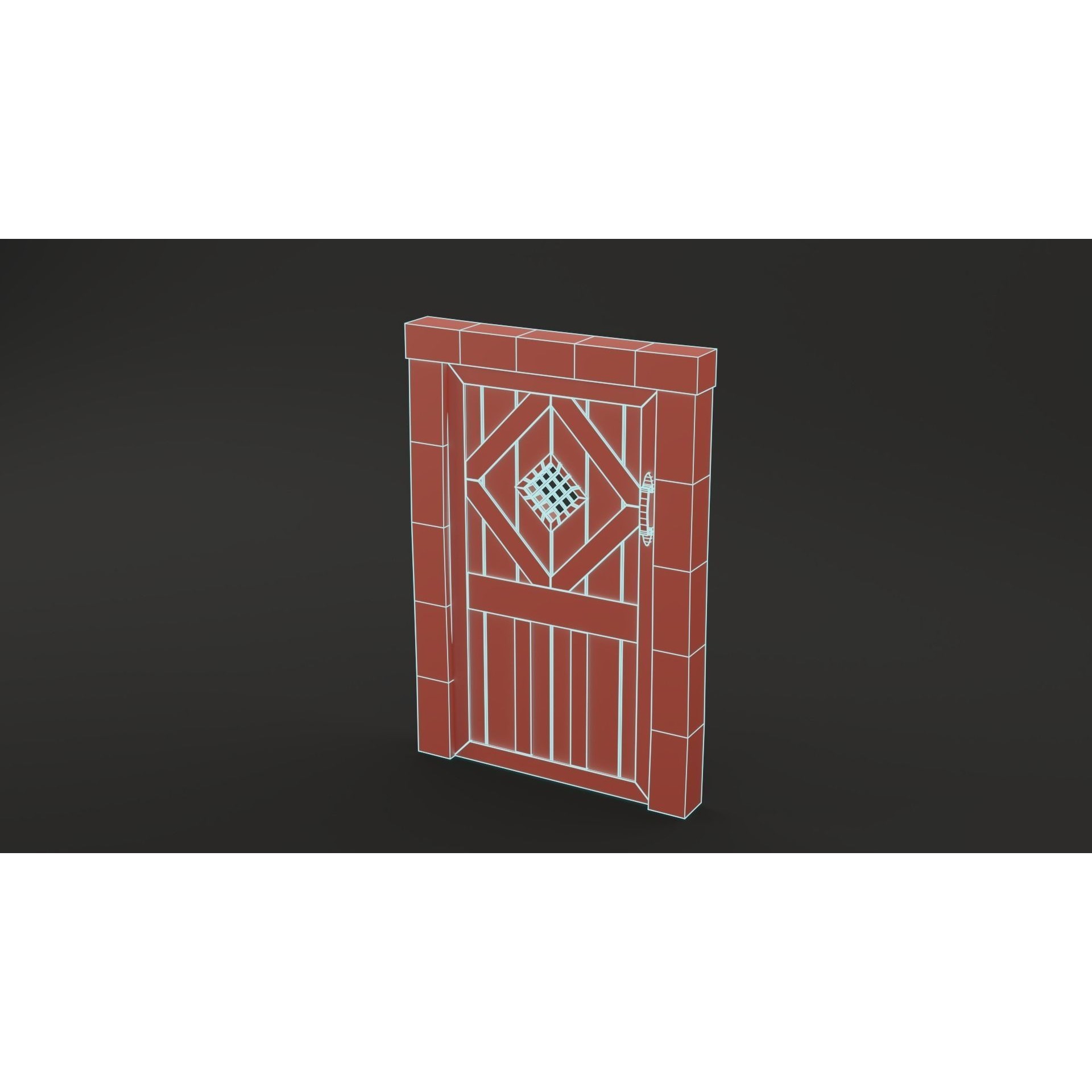 Medieval Door Pack - Low-Poly Game-Ready 3D Model - View 37