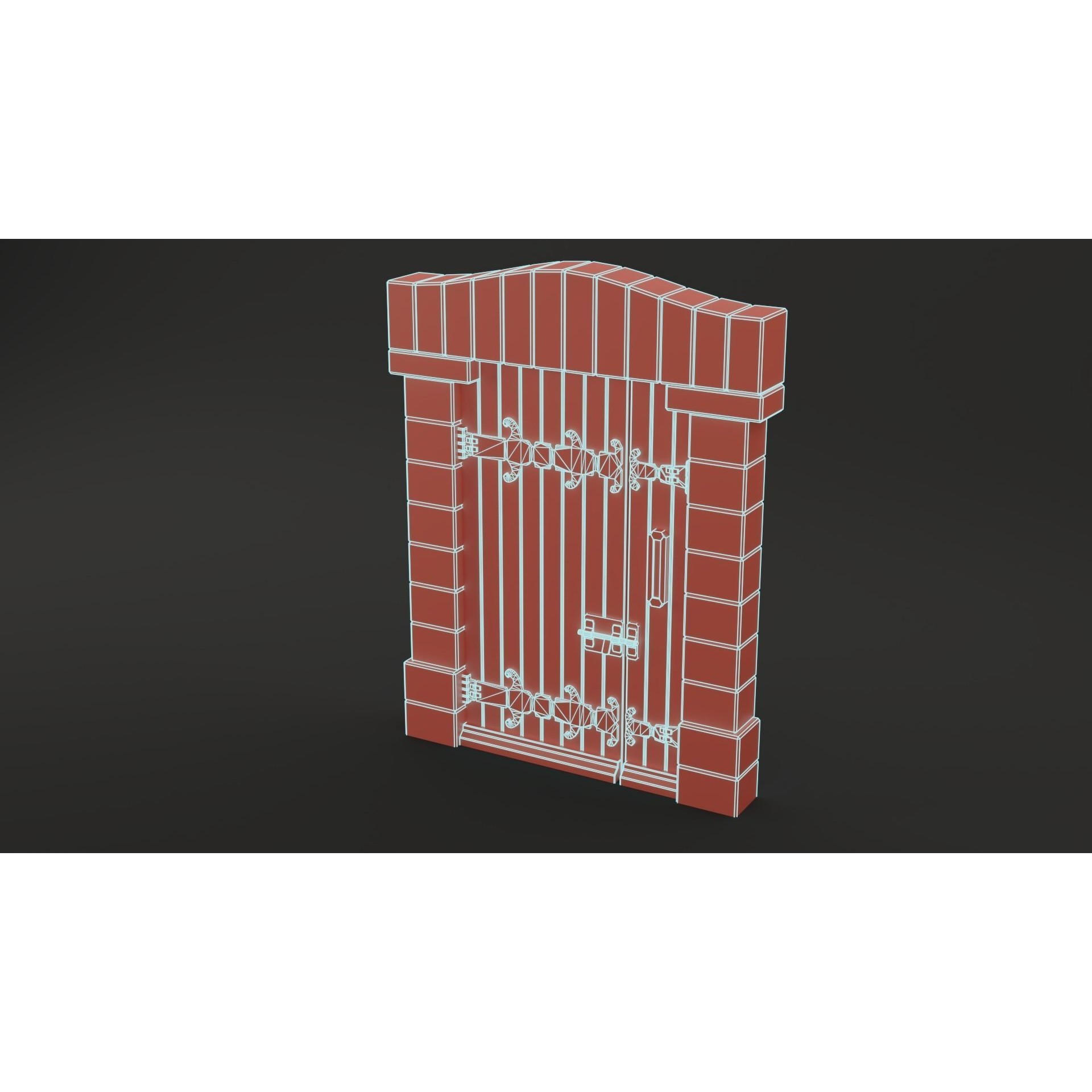 Medieval Door Pack - Low-Poly Game-Ready 3D Model - View 38