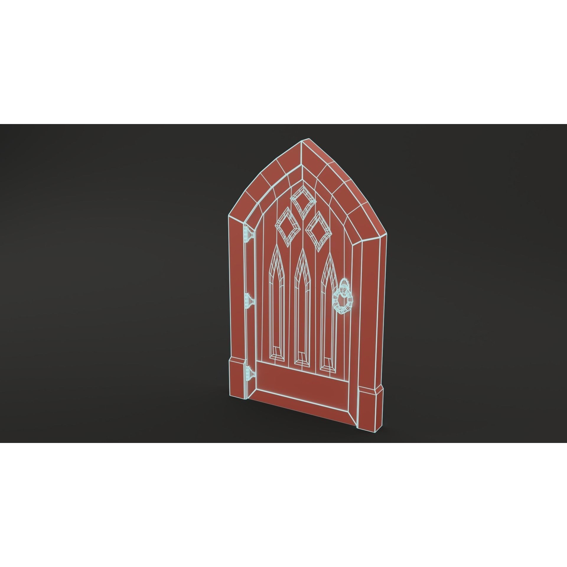 Medieval Door Pack - Low-Poly Game-Ready 3D Model - View 39