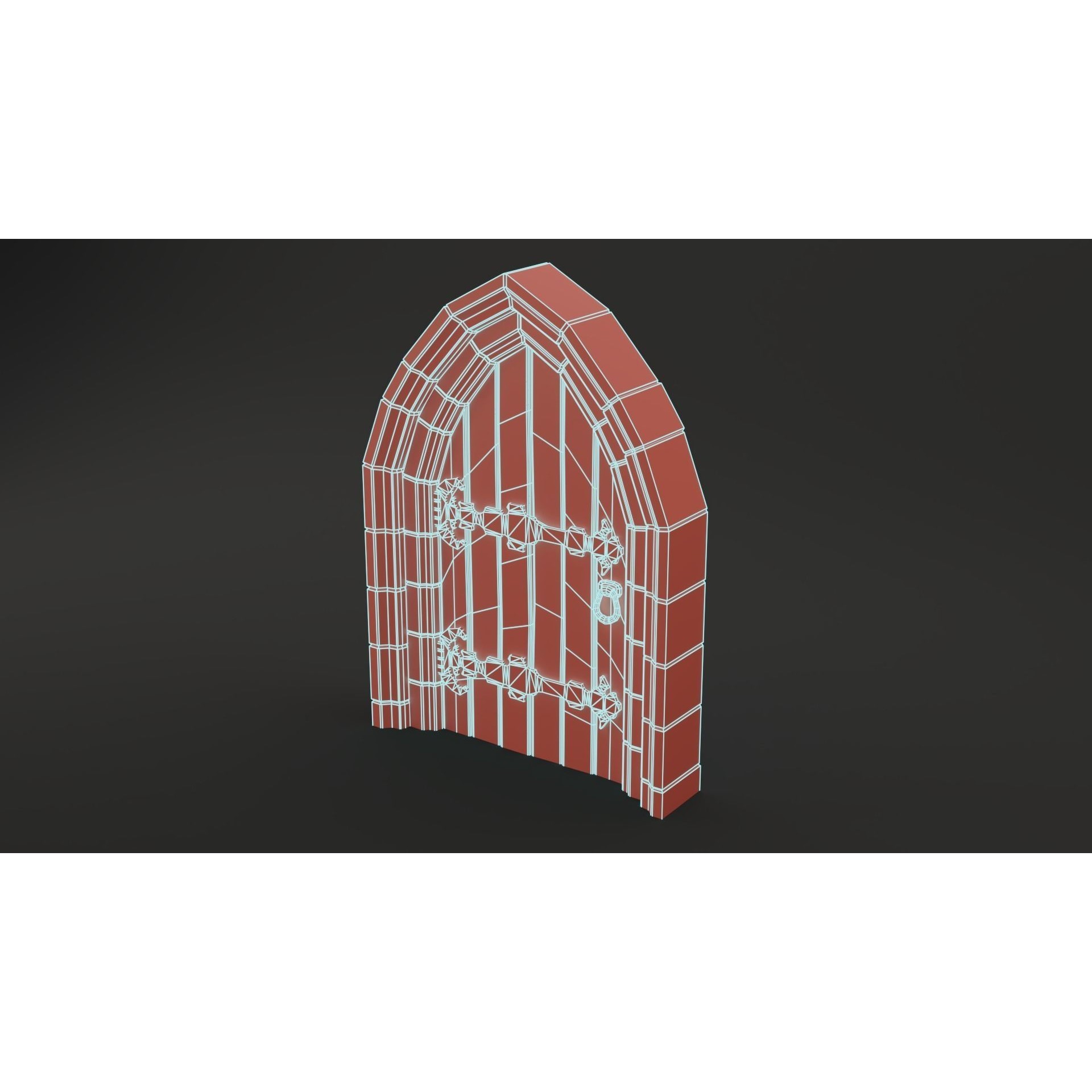 Medieval Door Pack - Low-Poly Game-Ready 3D Model - View 41