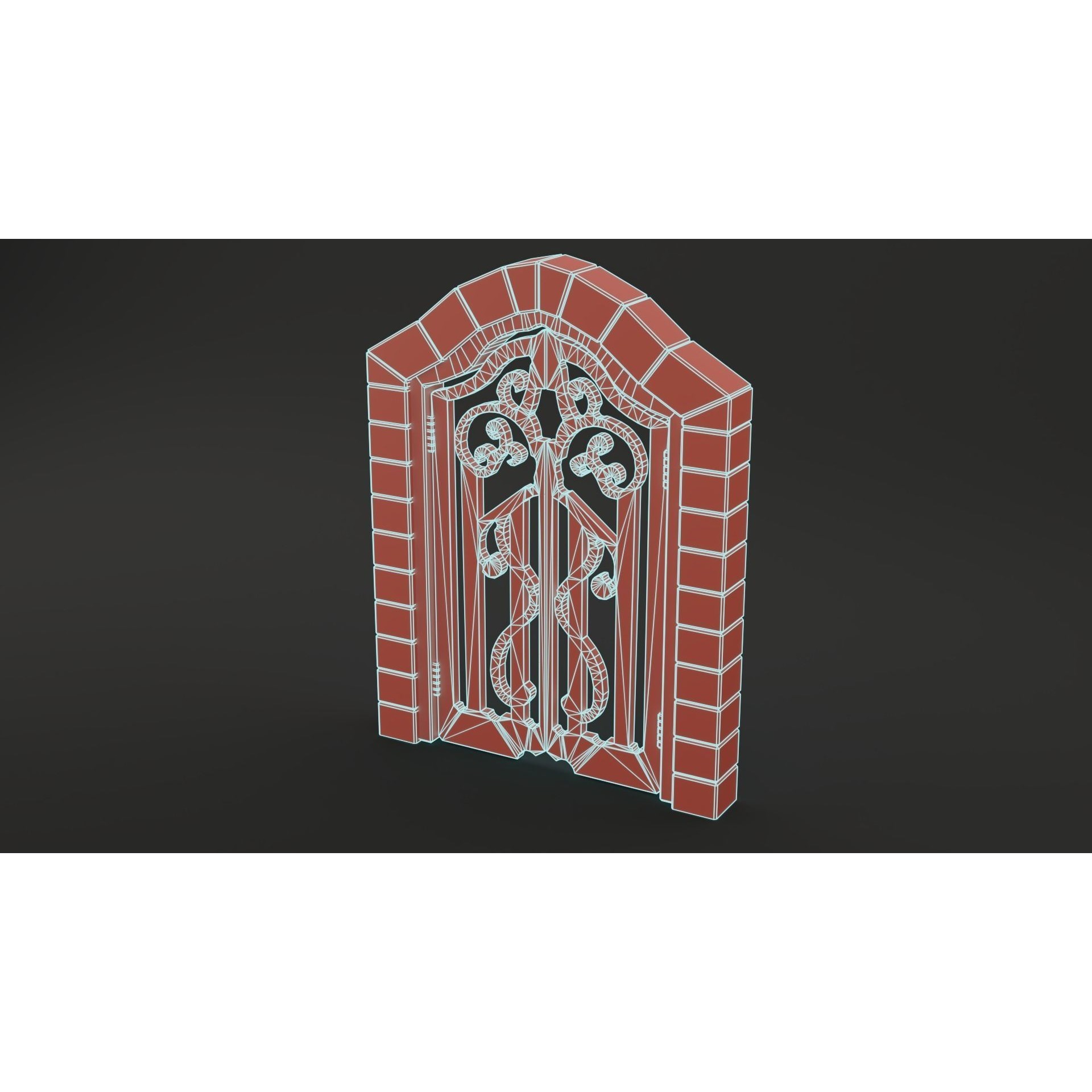 Medieval Door Pack - Low-Poly Game-Ready 3D Model - View 43