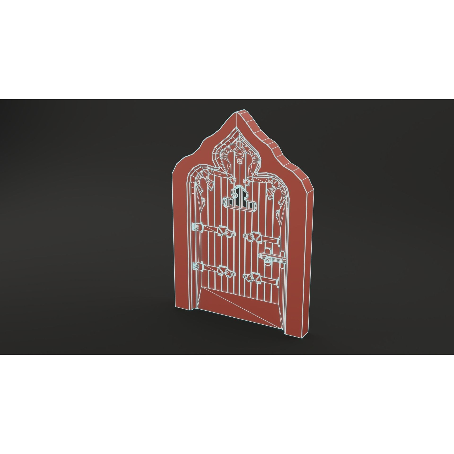 Medieval Door Pack - Low-Poly Game-Ready 3D Model - View 44