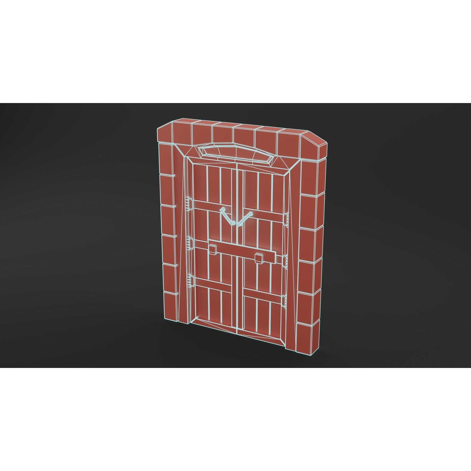 Medieval Door Pack - Low-Poly Game-Ready 3D Model - View 47