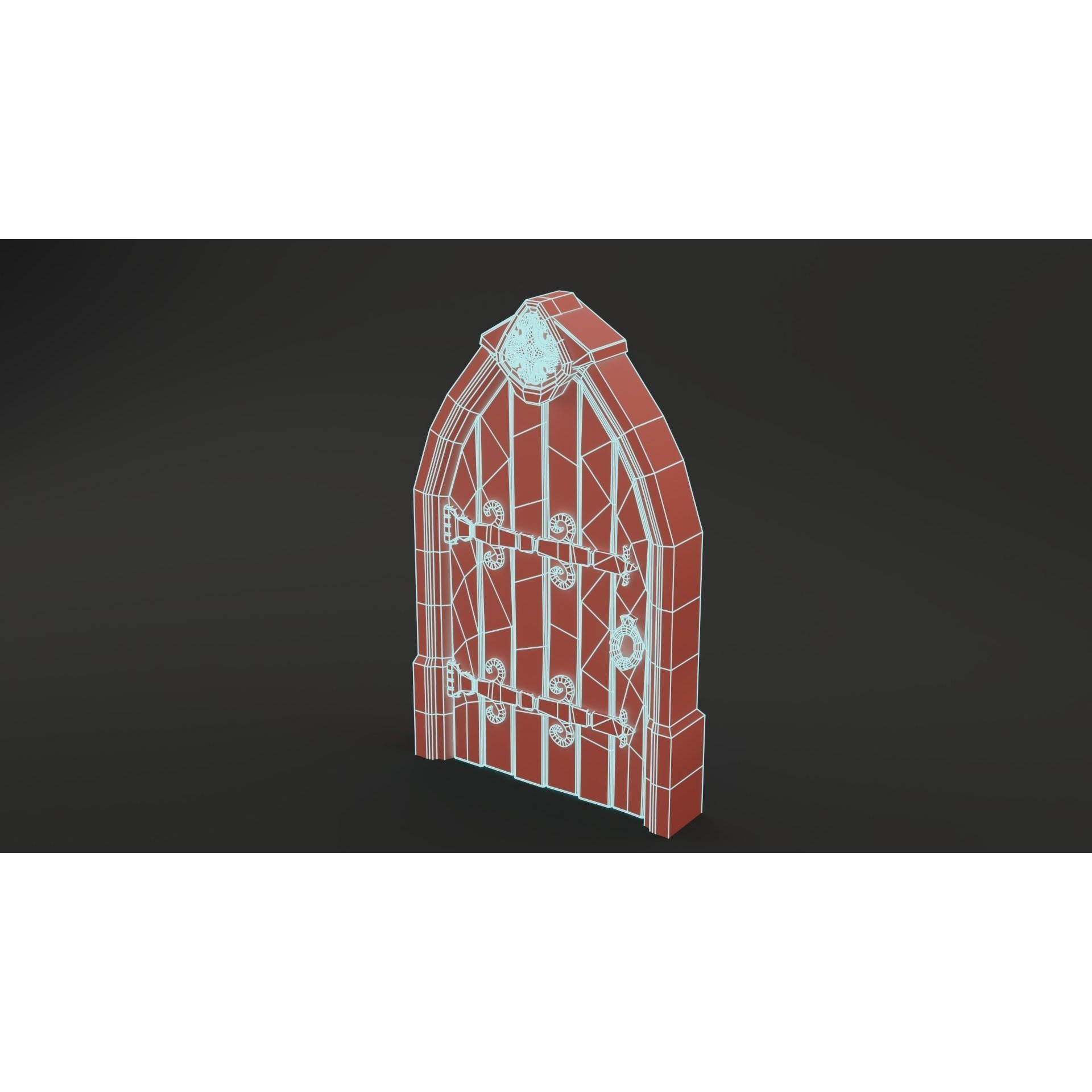 Medieval Door Pack - Low-Poly Game-Ready 3D Model - View 49