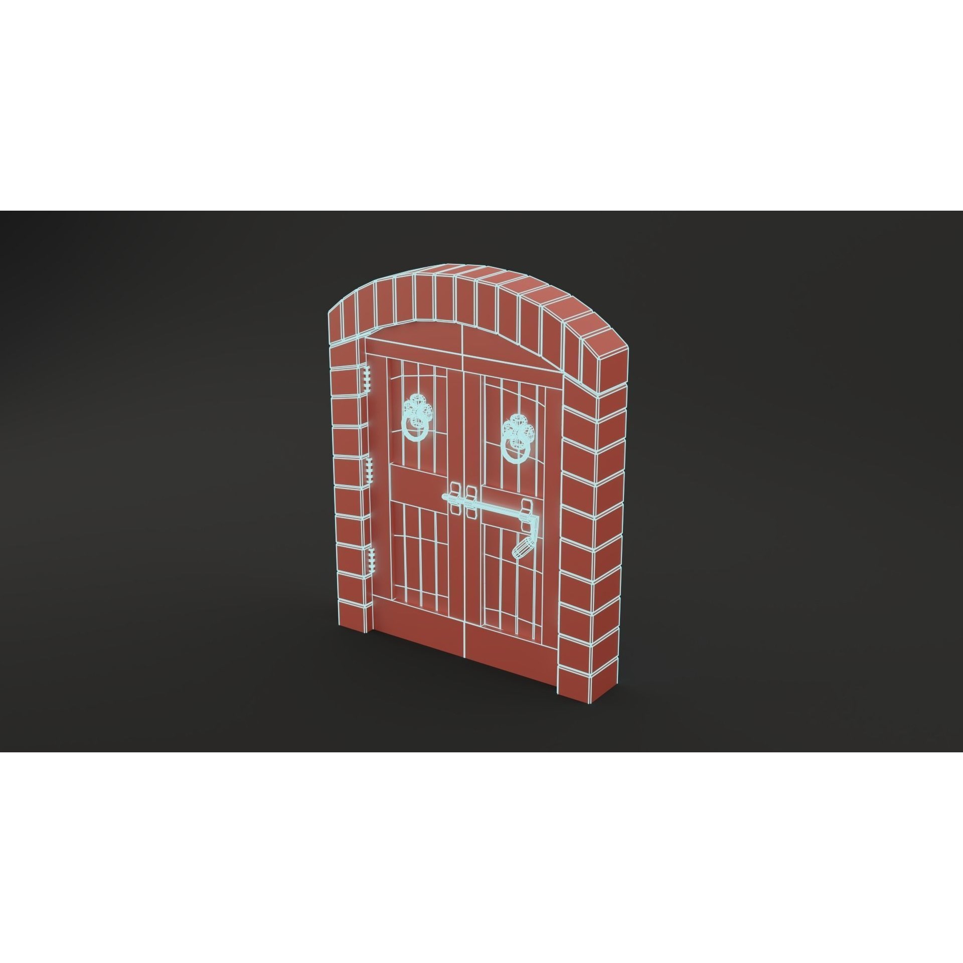 Medieval Door Pack - Low-Poly Game-Ready 3D Model - View 52