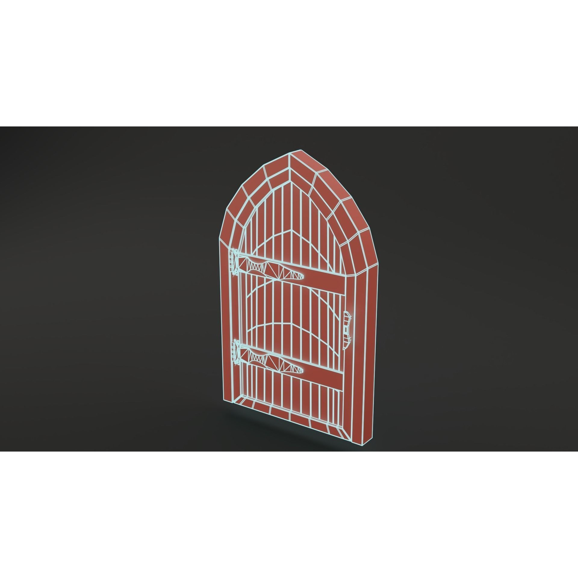 Medieval Door Pack - Low-Poly Game-Ready 3D Model - View 53