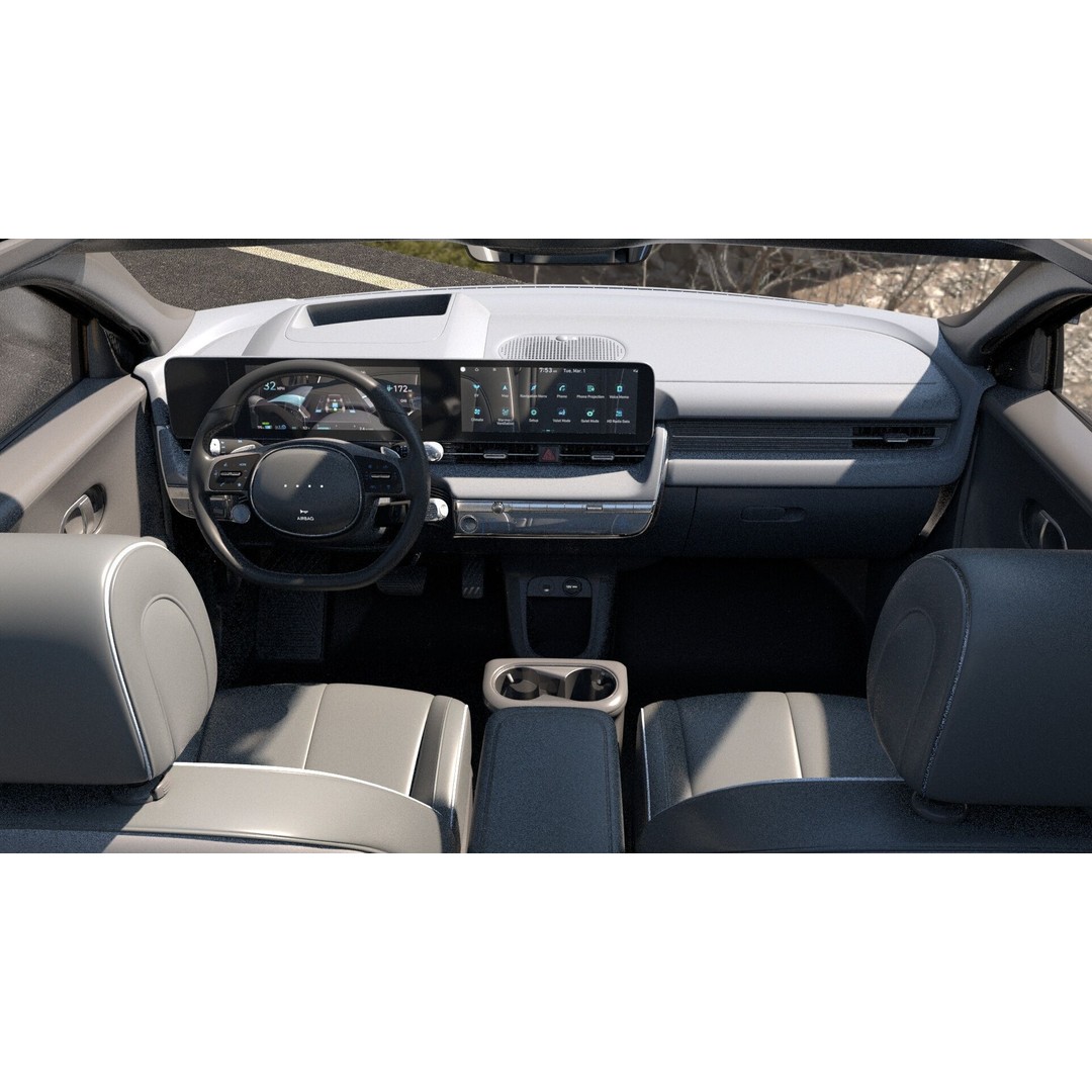 Sedan Interior 3D Model – Highly Detailed Game-Ready Bundle, FBX, OBJ - View 10