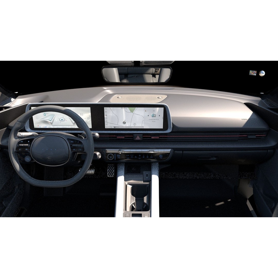 Sedan Interior 3D Model – Highly Detailed Game-Ready Bundle, FBX, OBJ - View 13