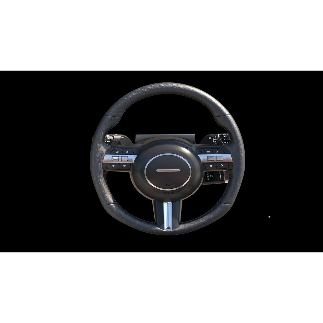 Sedan Interior 3D Model – Highly Detailed Game-Ready Bundle, FBX, OBJ - View 14
