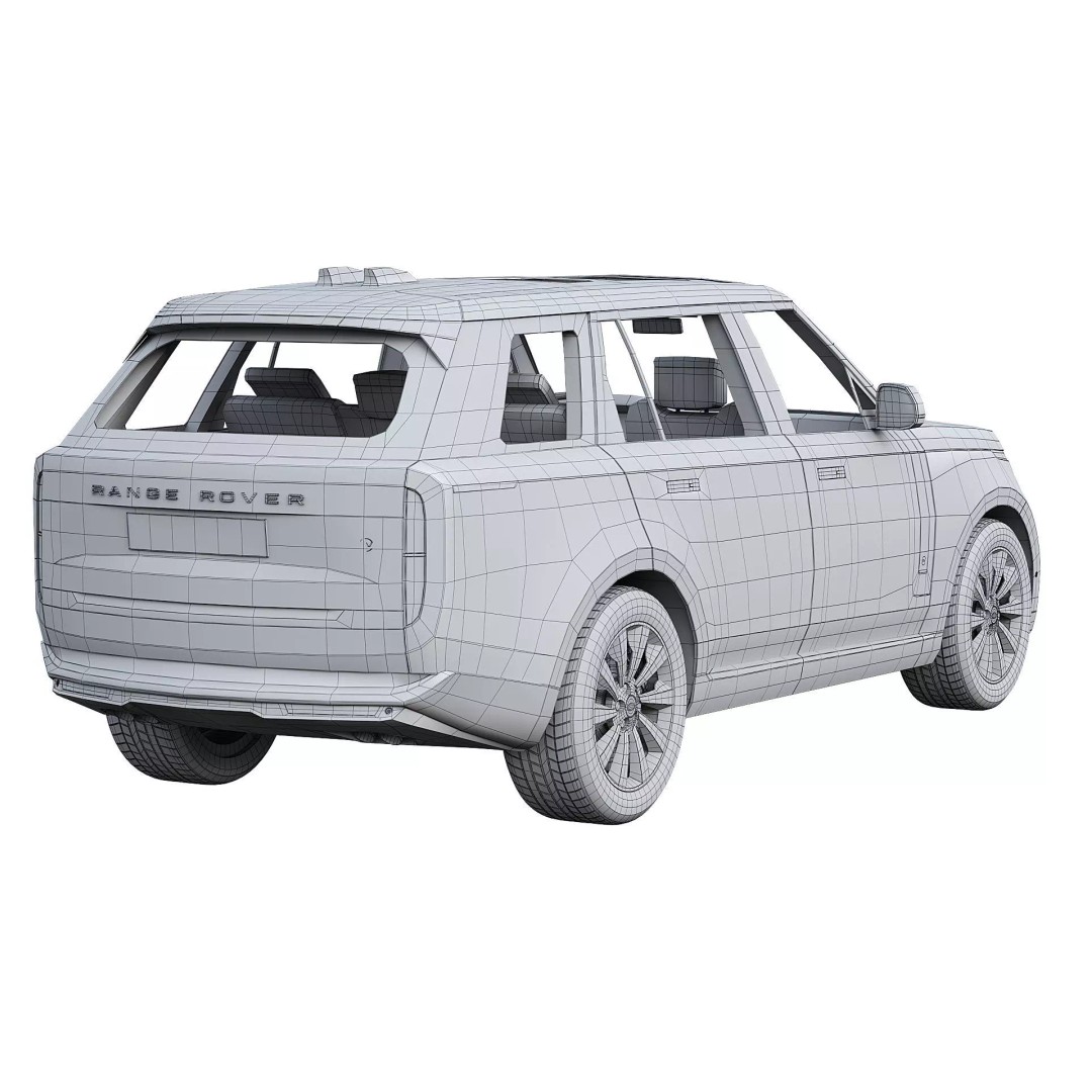 Range Rover SV LWB 2023 3D Model – High Poly Luxury SUV, FBX, PBR