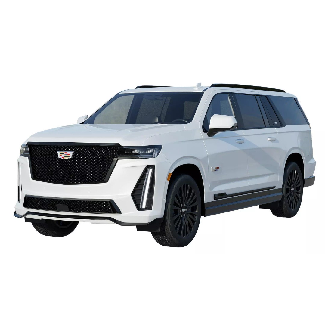 Cadillac Escalade-V 2023 3D Model – High Poly SUV Asset, FBX, OBJ - View 2