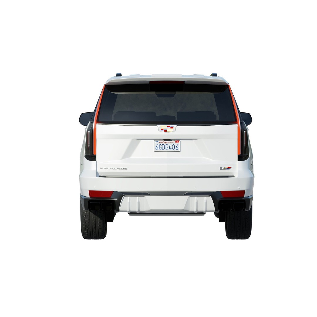 Cadillac Escalade-V 2023 3D Model – High Poly SUV Asset, FBX, OBJ - View 6