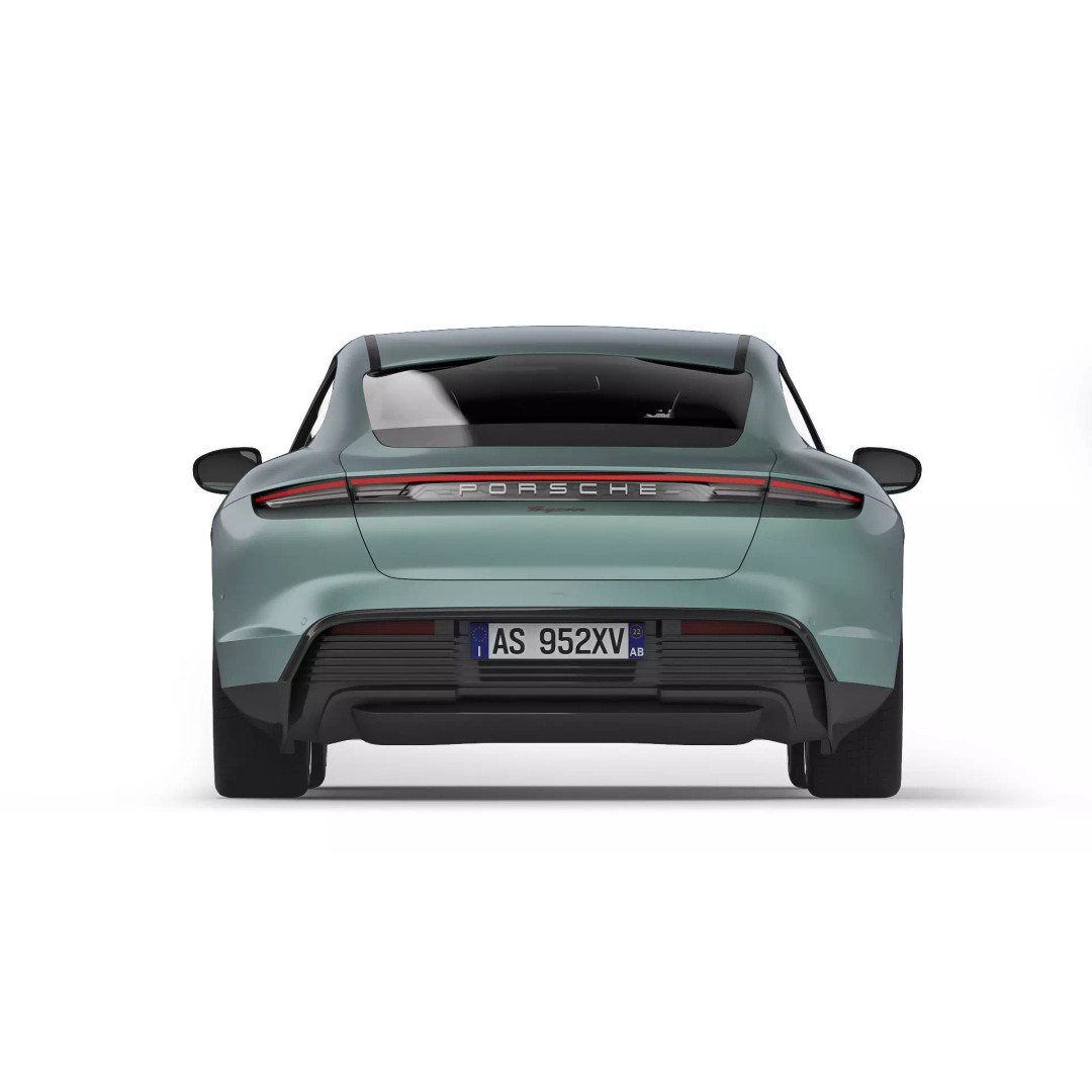 Porsche Taycan 2025 3D Model – High Poly Sport Car Asset, FBX/OBJ - View 8