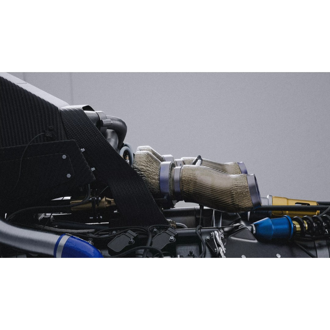 Twin Turbo Hybrid V8 Engine 3D Model – High Detail PBR Asset, FBX - View 11