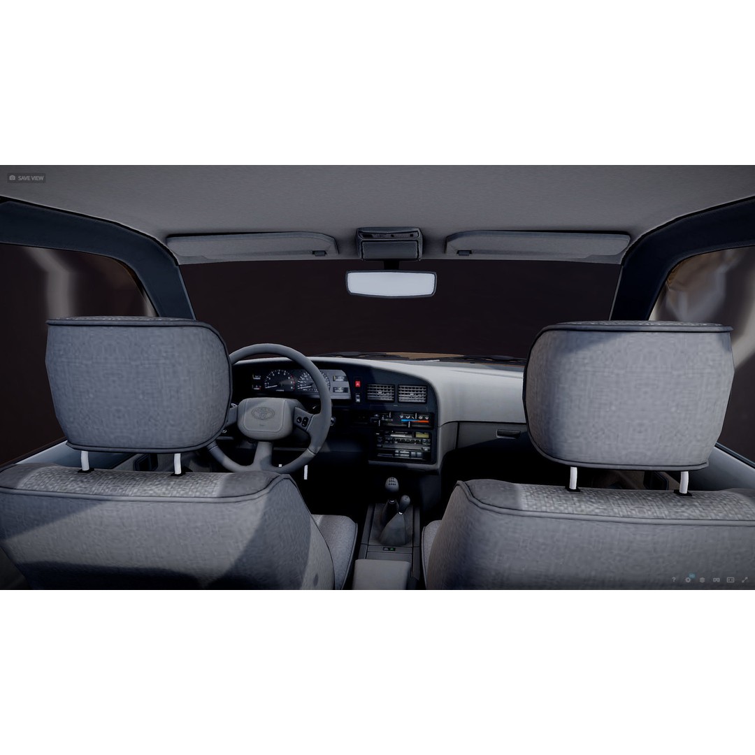 Toyota 4Runner 3D Model – Low Poly Game Ready SUV, FBX, OBJ - View 29