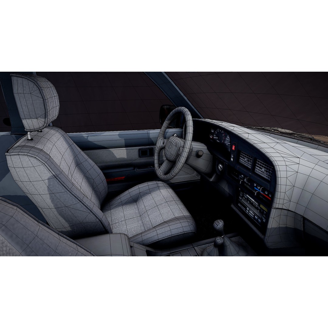 Toyota 4Runner 3D Model – Low Poly Game Ready SUV, FBX, OBJ - View 40