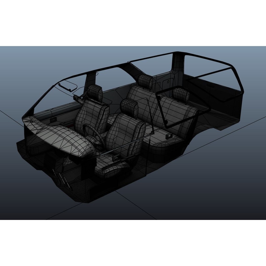 Toyota 4Runner 3D Model – Low Poly Game Ready SUV, FBX, OBJ - View 46