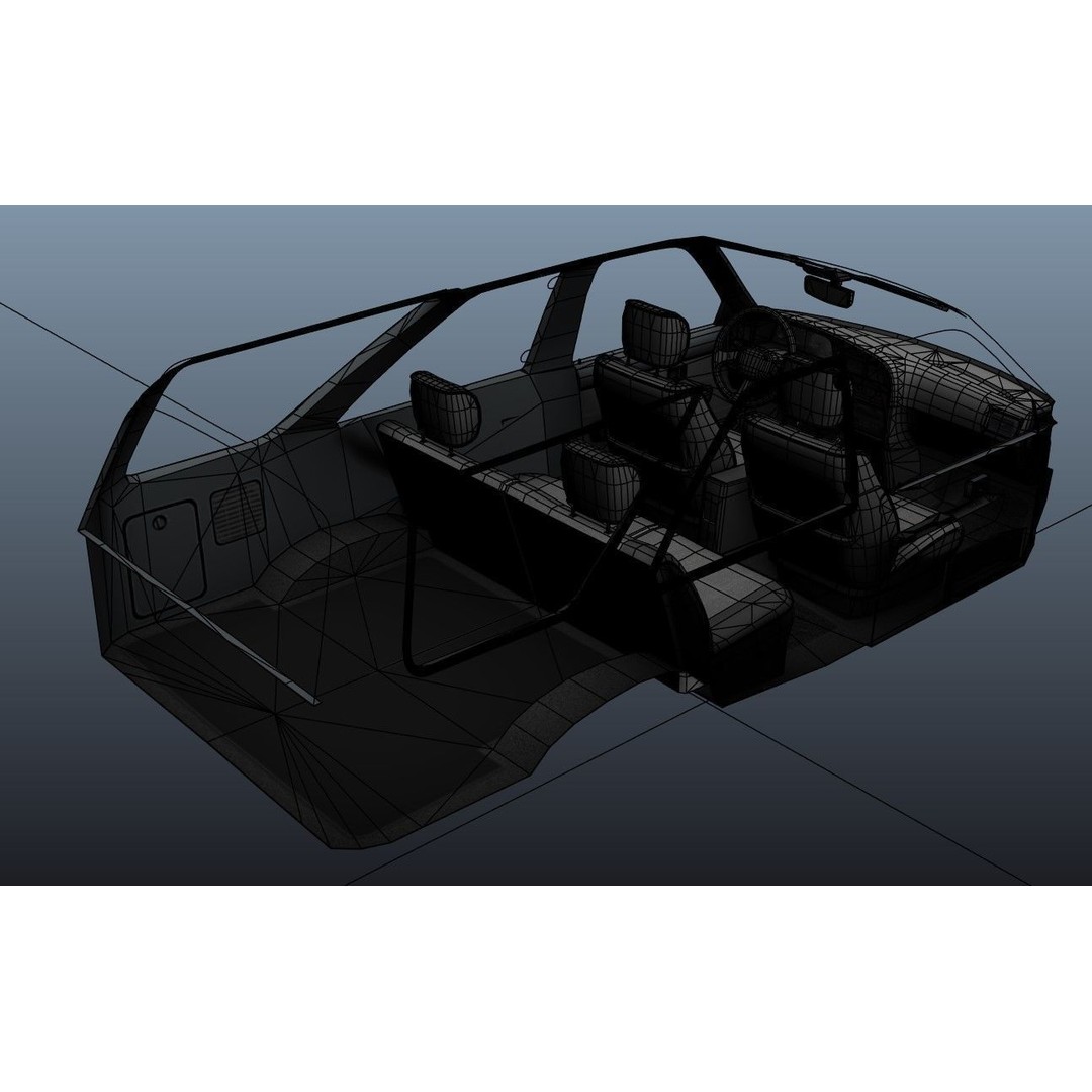 Toyota 4Runner 3D Model – Low Poly Game Ready SUV, FBX, OBJ - View 47